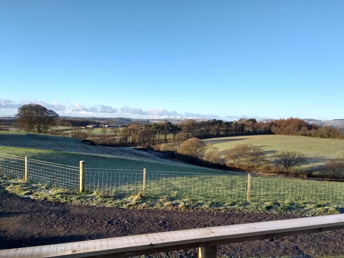 Cleeves Cabins Ailsa Luxury Lodge With Hot Tub Dalry  Luaran gambar
