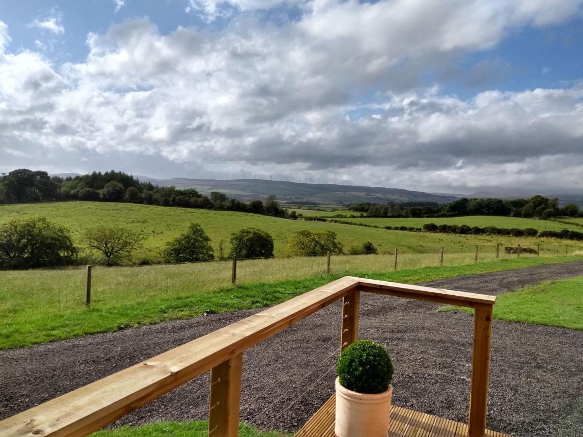 Cleeves Cabins Ailsa Luxury Lodge With Hot Tub Dalry  Luaran gambar