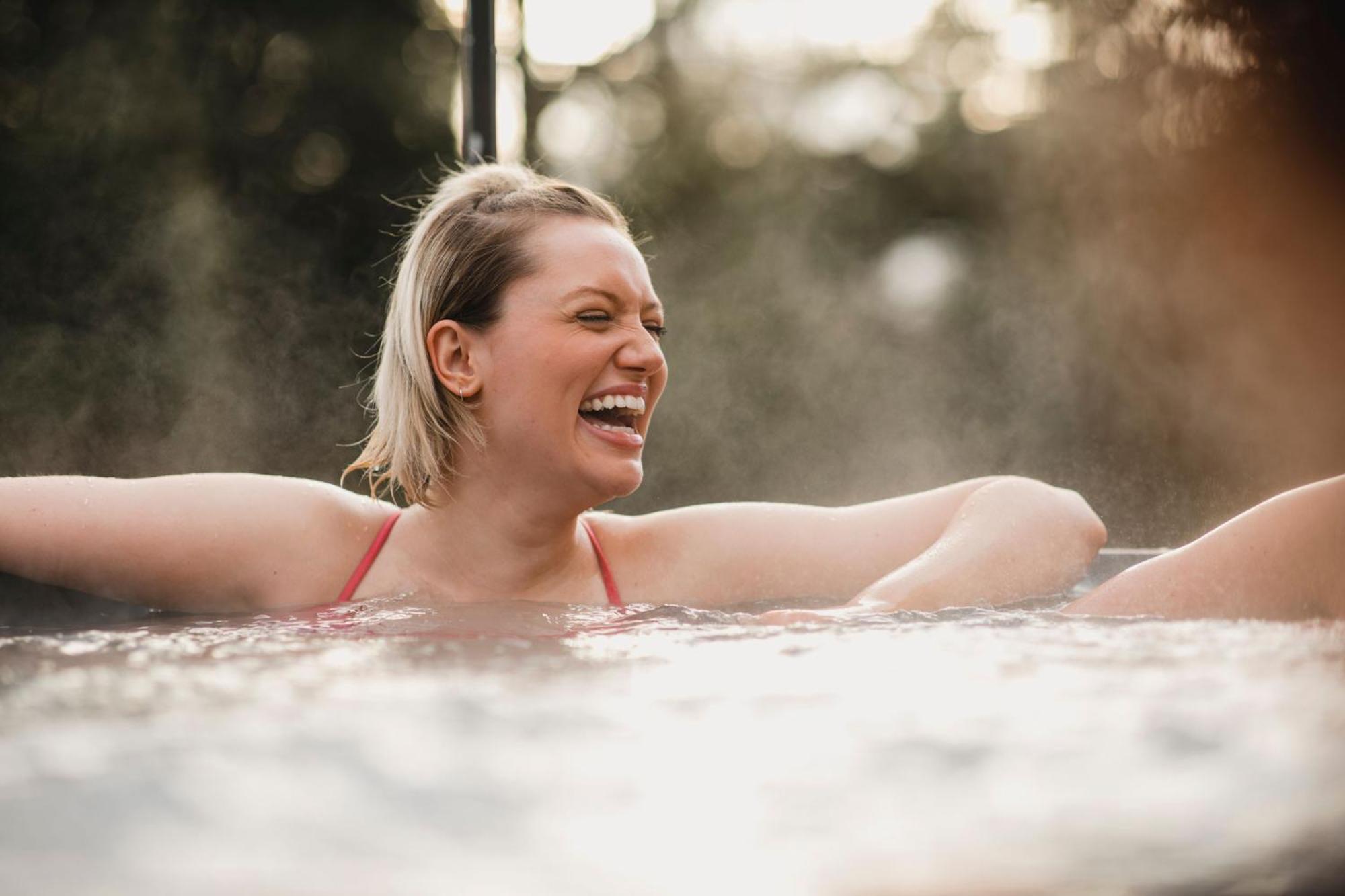 Cleeves Cabins Ailsa Luxury Lodge With Hot Tub Dalry  Luaran gambar